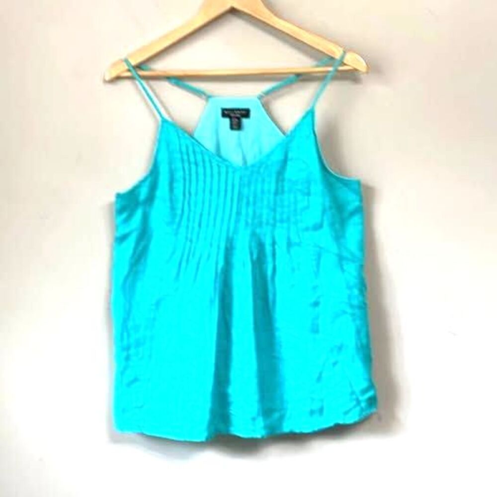 Willi Smith 💯 linen blue Strappy tank size MEDIUM, excellent condition